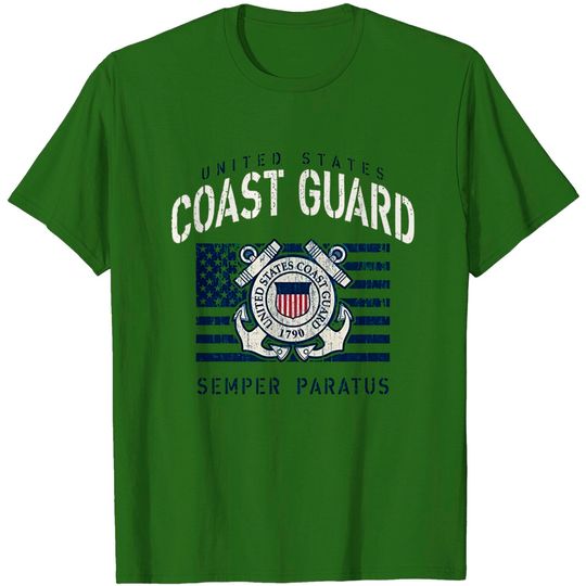 Vintage United States Coast Guard Stencil T Shirt