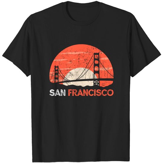San Francisco California Golden Gate Bridge T-Shirt