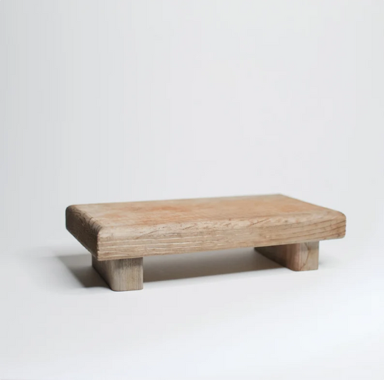 Wood Sink Side Stand, Wooden Soap Stand