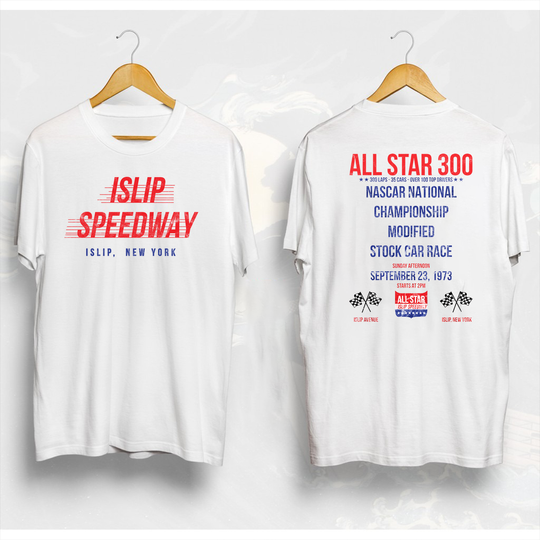 ISLIP SPEEDWAY ALL STAR 300 LONG ISLAND NY - Long Island New York - T-Shirt