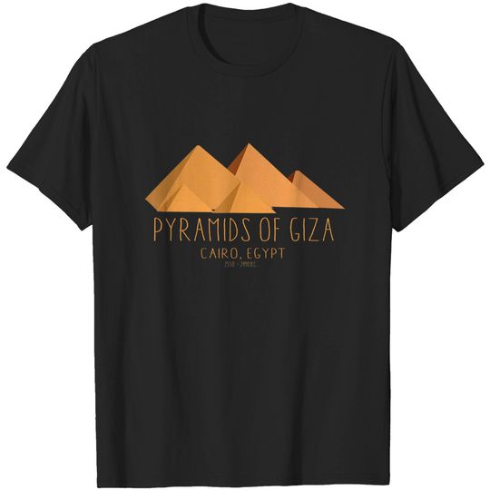 Pyramids of Giza Egypt Archaeology History T Shirt
