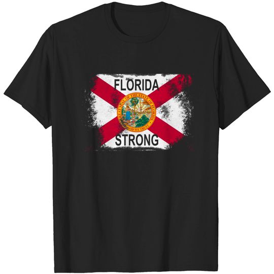 Pray for Florida Men's T-Shirt Strong Florida Flag
