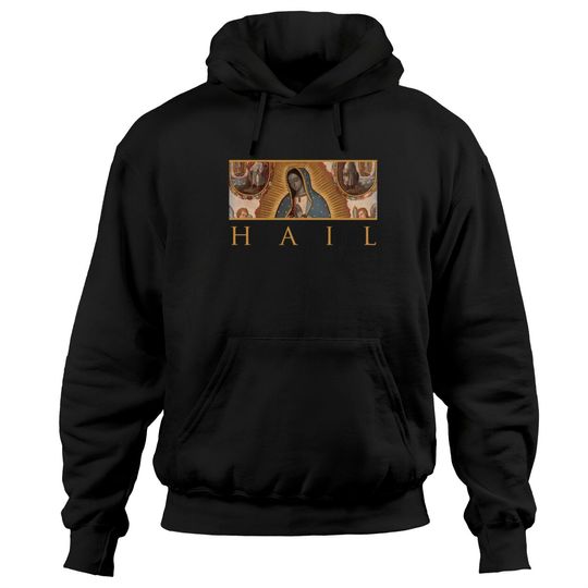 Our Lady of Guadalupe Catholic Hail Mary Pullover Hoodie