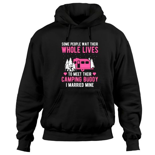 Cool Campers Quote Clothing Gift Husband Wife Couple Camping Hoodie