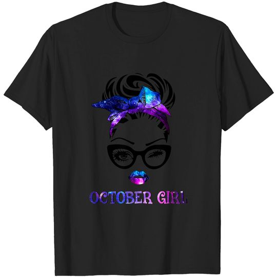 October Girl Galaxy T-Shirt