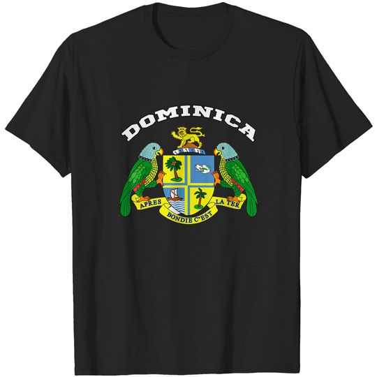 Dominica Coat of Arms Souvenir Gift Flag T-Shirt