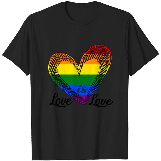 Love Is Love pride month - Pride Month - T-Shirt