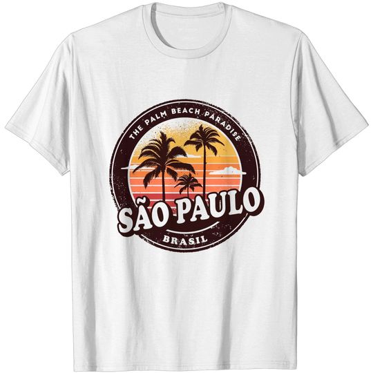 Sao Paulo Brasil Vintage Holiday T-Shirt