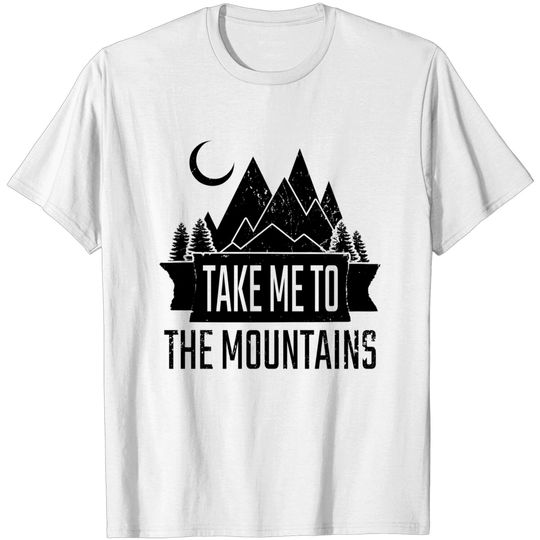Hiking Mountains Graphic for a Hiker, Hiking T-Shirt