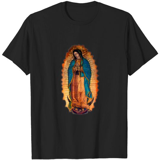 Womens Our Lady Of Guadalupe Catholic Mary Image T-shirt