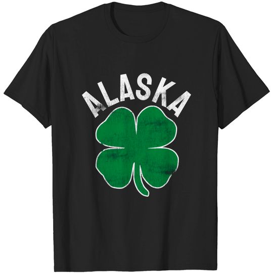 Shamrock Alaska Irish Saint Paddy's Gift T-Shirt