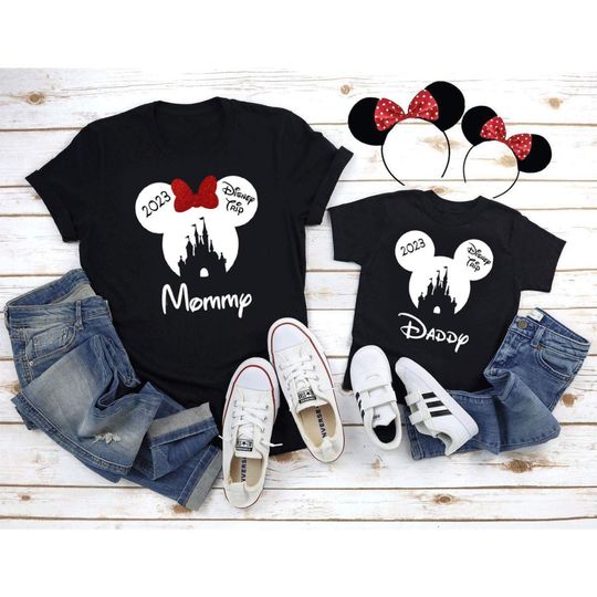 2023 Disney Trip Family Matching Shirts, Magic Kingdom Disney Custom Shirts