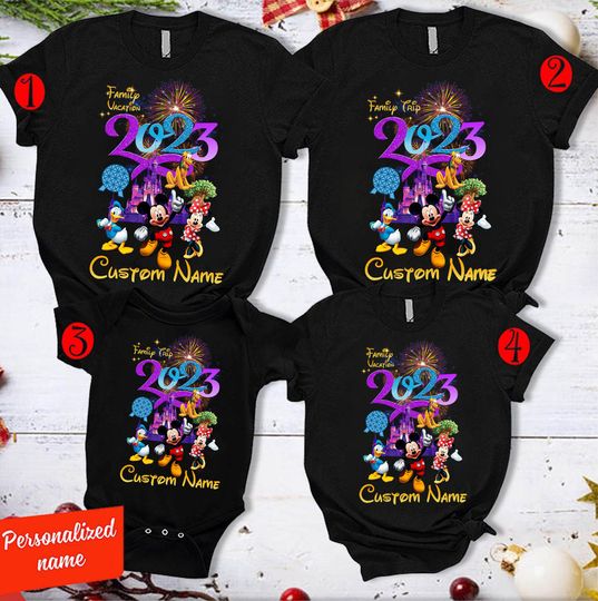 Disney World Vacation 2023 Family Matching T-Shirt