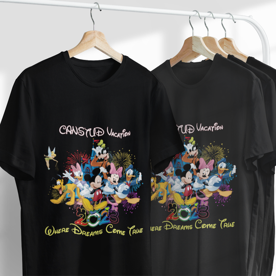 Personalized Disney Family Vacation 2023 T-Shirt
