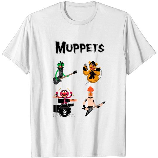 Punk Muppets - Punk Rock Band - T-Shirt
