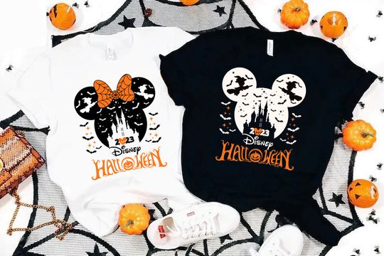 Disney Halloween Family Shirt, Mickey Minnie Halloween Shirt