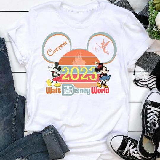 Custom 2023 Disney Vacation Family T-Shirt