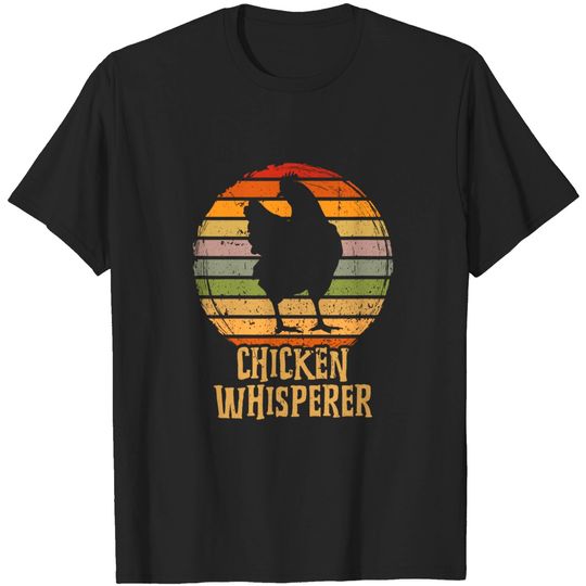 chicken farmer rooster woman funny girl Agriculture chickens T-Shirt