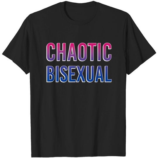 Chaotic Bisexual Pride Flag T-Shirt