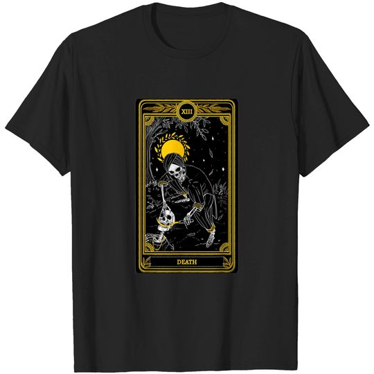Blackcraft Vintage Death The Hanged Man Tarot Card Christmas T-Shirt