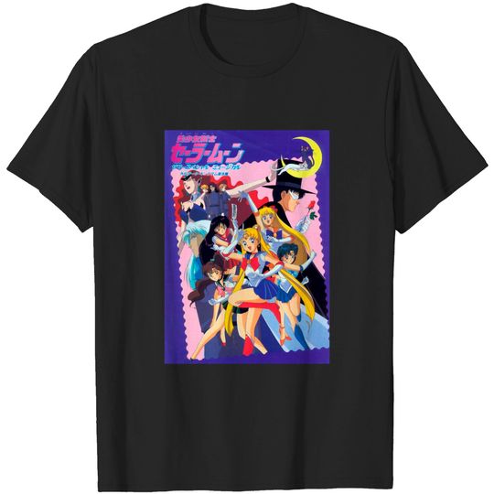 Sailor Moon 90s Anime Series Short Sleeved T-Shirt
