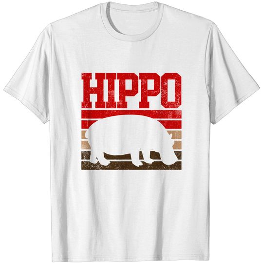 Hippos Hippopotamus Vintage T Shirt