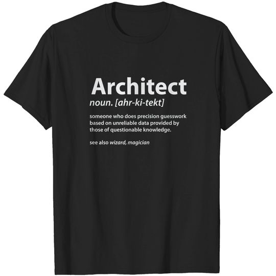 Landscape Architects Definition Architect T-Shirt