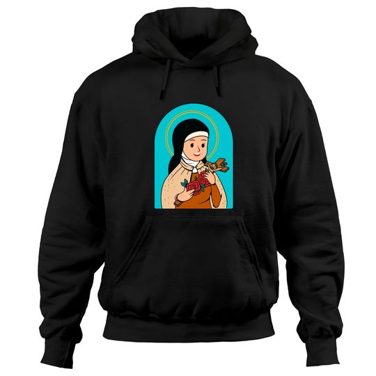 St Therese of Lisieux Kids Little Flower Catholic Saint Soul Pullover Hoodie