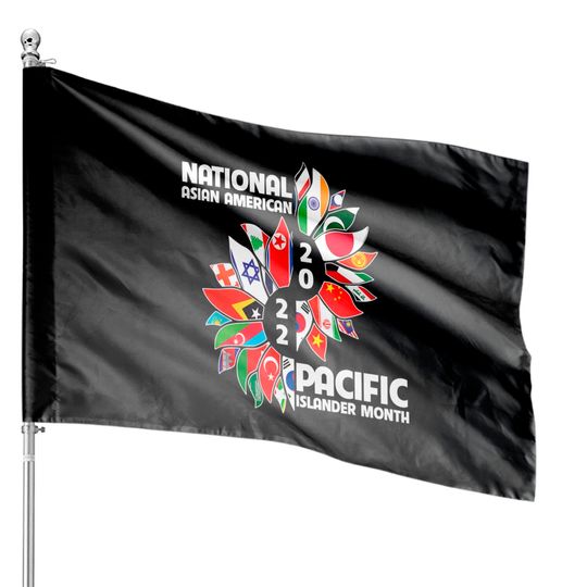 National Asian American and Pacific Islander Month 2022 House Flags