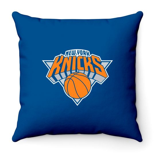 american knicks basketball pro Throw Pillows Throw Pillows