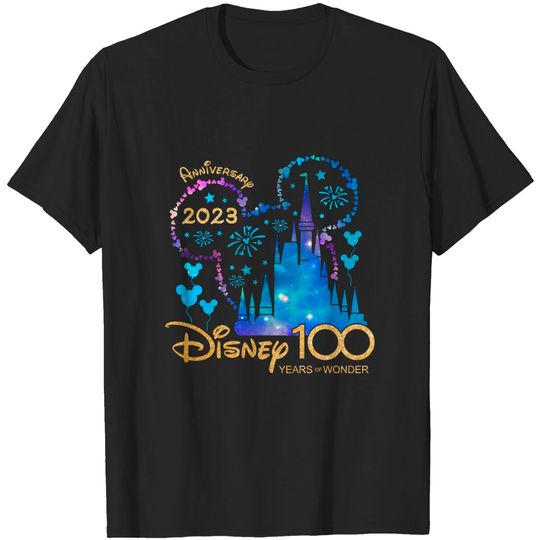 Disney 100th Anniversary T-shirt, Disney 100 Year of Wonder Anniversary Shirt