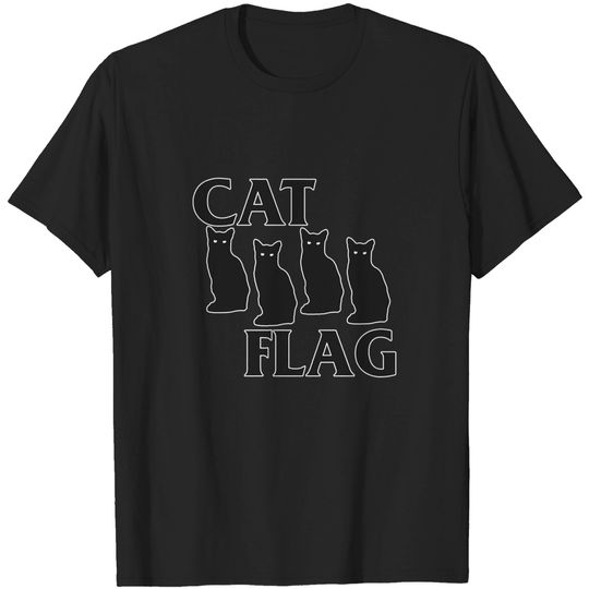 Cat Flag - Cat - T-Shirt