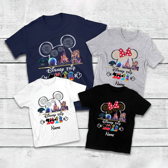 Personalised Family Vacation Disney 2023 DisneyWorld Trip Shirt
