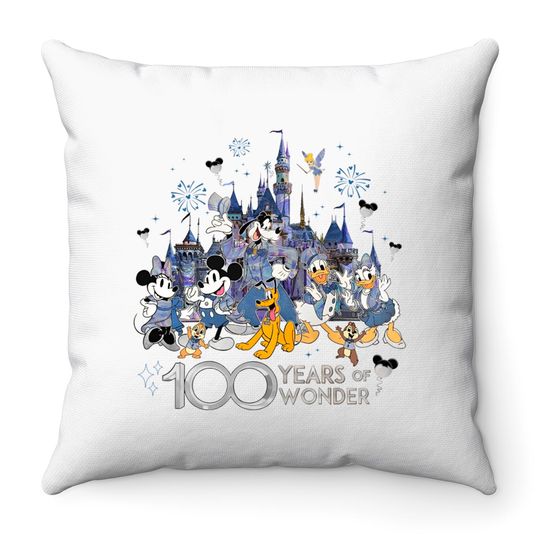 Mickey And Friends Throw Pillows Disney 100 Years Of Wonder Throw Pillows