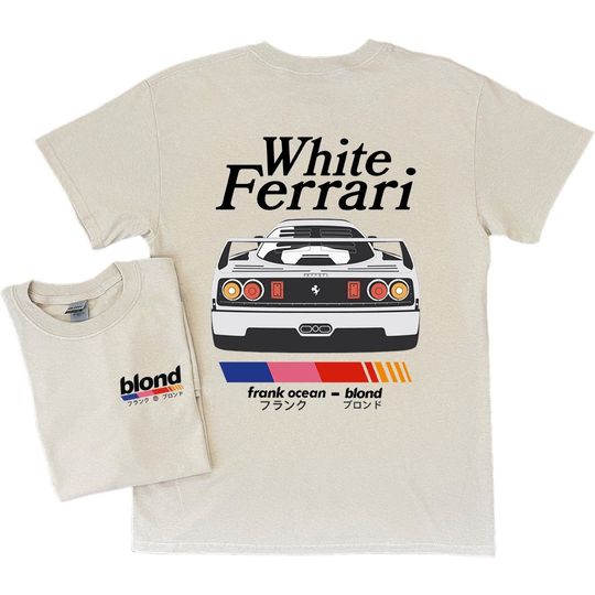 Frank Ocean BLOND WHITE FERRAR Shirt