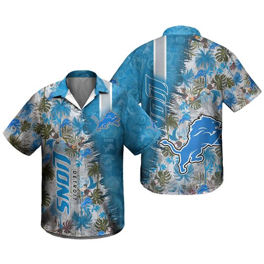 Detroit Lions Summer Hawaiian Shirt
