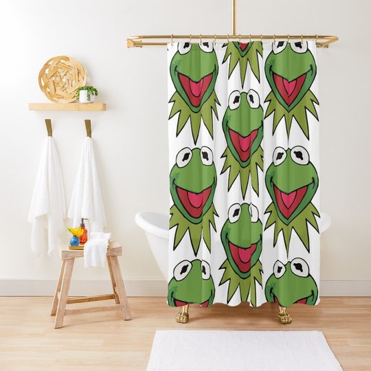 Kermit 80s Retro Vintage Shower Curtain