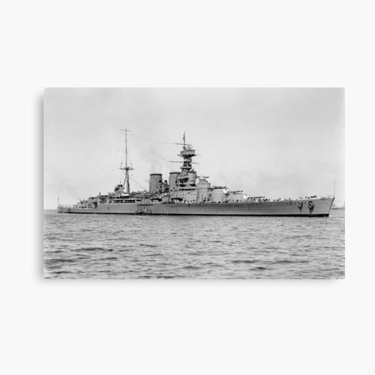 HMS Hood Battlecruiser Canvas