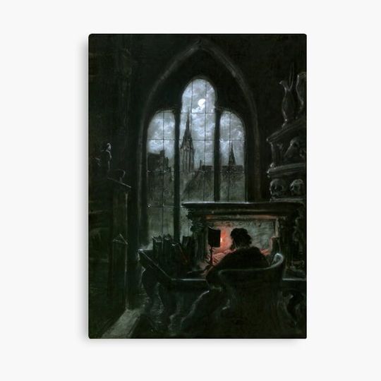 Faust in His Study by Carl Gustav Carus Canvas