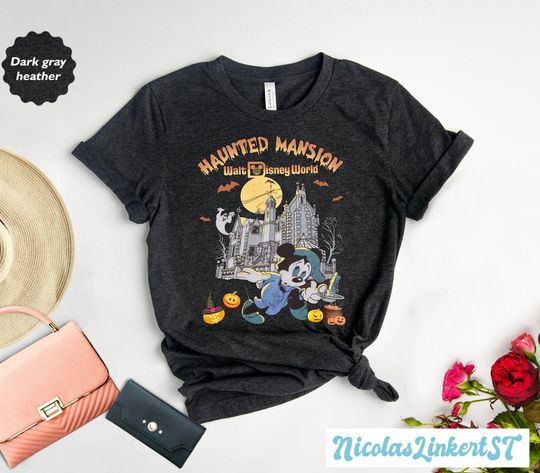 Mickey Haunted Mansion Shirt, Walt Disney World Shirt, Disney Halloween Shirt
