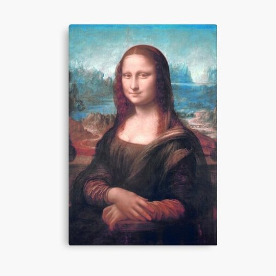 Monalisa by Leonardo Da Vinci (Digitally Restored and Enhanced) Canvas