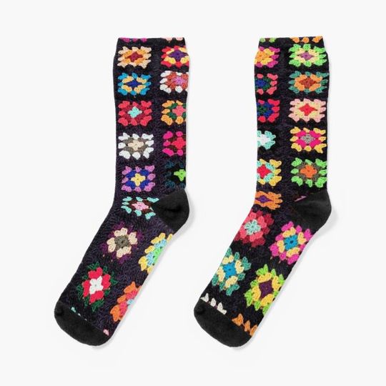 Roseanne Blanket Inspired Design Socks