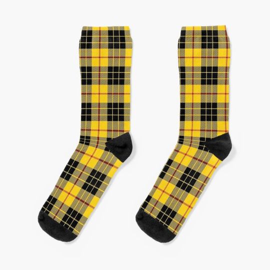Scottish Clan MacLeod of Lewis Tartan Plaid Socks
