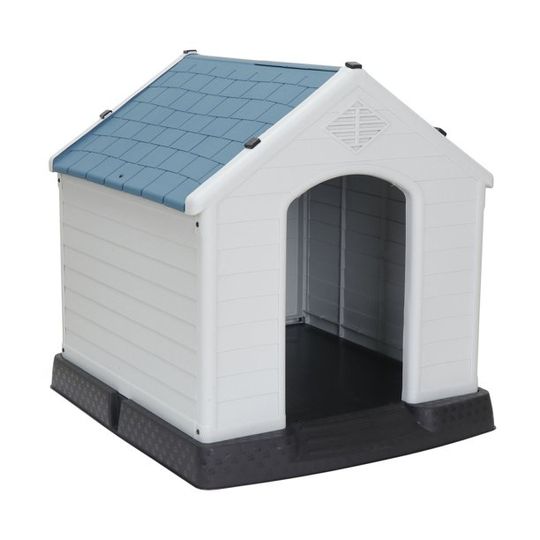 Dog House Comfortable Cool Shelter Plastic Indoor Outdoor