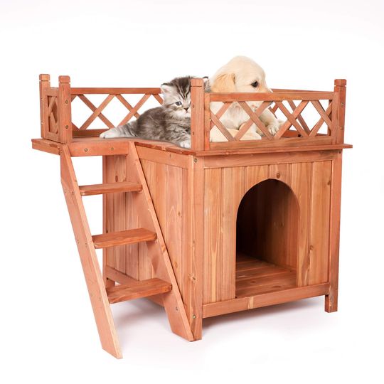 Castielle Wood Insulated Dog House