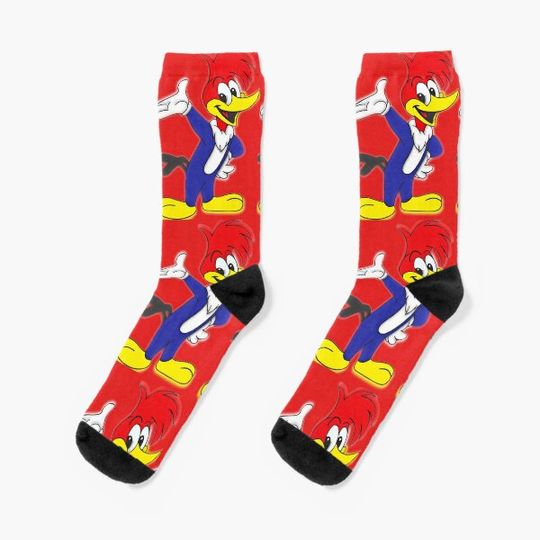 Woody Woodpecker Socks