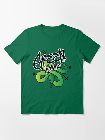 Green Mamba Graffiti Snake | Essential T-Shirt 