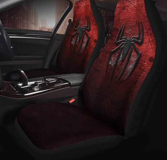 Amazing Spiderman Car Seat Covers Set |Peter Parker Superhero Seat Cover