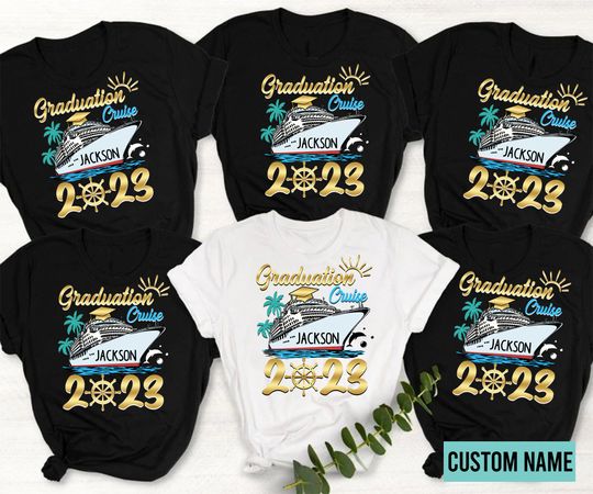 Personalized Graduation Cruise 2023 Shirt, Grad Cruise Shirt, Graduation Cruise Shirt, Family Cruise Together Shirt