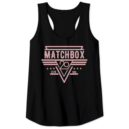 Matchbox Twenty Logo Graphic Tank Tops, MB20 Band Tank Tops, Matchbox 20 Slow Dream Tour Tank Tops
